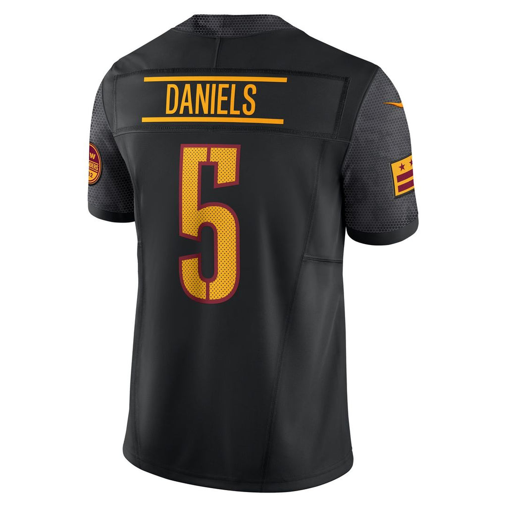 Jayden Daniels Washington Commanders Nike Vapor F.U.S.E. Limited Jersey - Black
