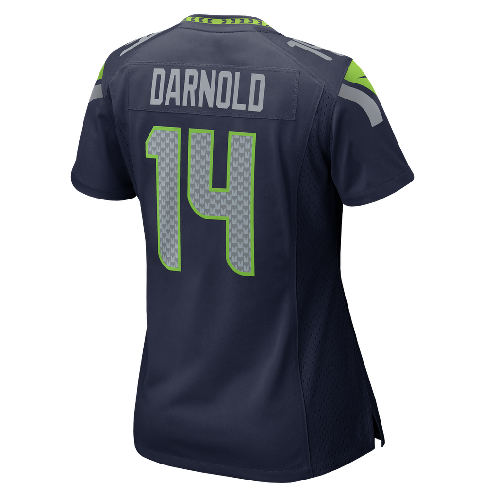 Sam Darnold Seattle Seahawks Nike Women's Super Bowl LX Patch Game Jersey - College Navy