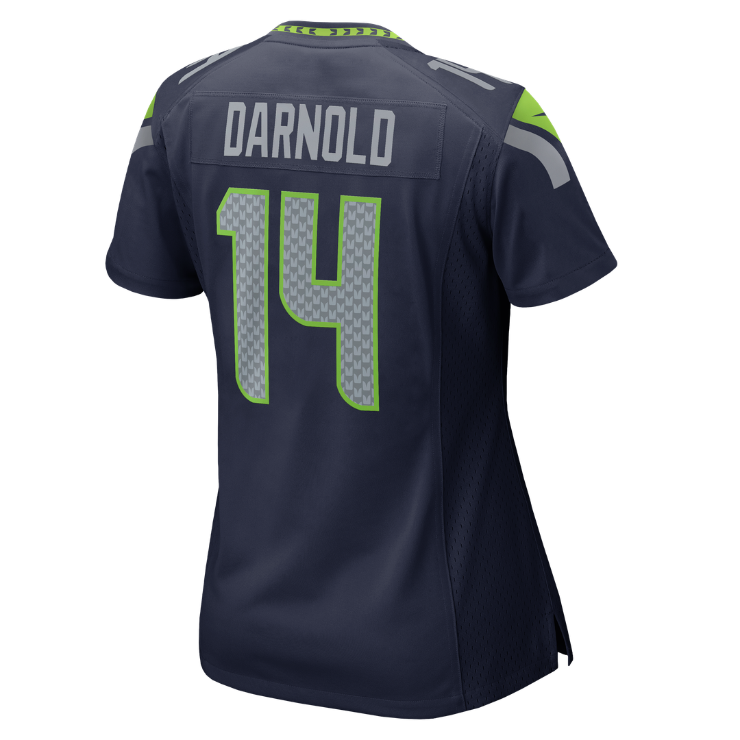 Sam Darnold Seattle Seahawks Nike Women's Super Bowl LX Patch Game Jersey - College Navy