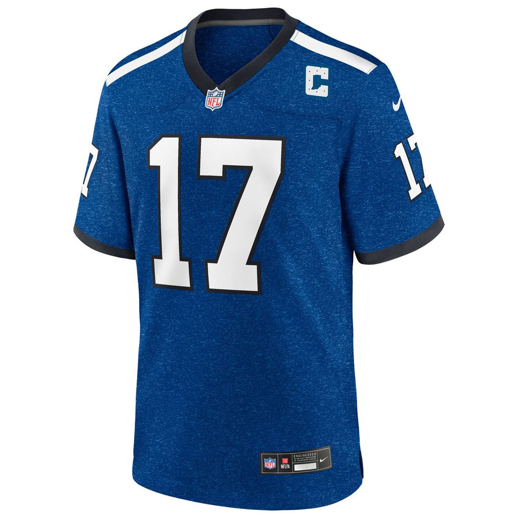 Daniel Jones Indianapolis Colts Nike Alternate 2 Indiana Nights Game Jersey -  Heather Royal