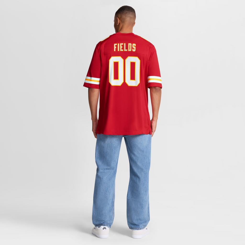 Justin Fields Kansas City Chiefs Nike Game Jersey - Red