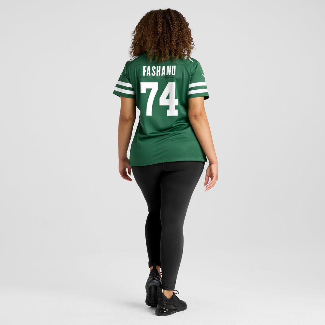 Olu Fashanu New York Jets Nike Women's Game Jersey - Legacy Green