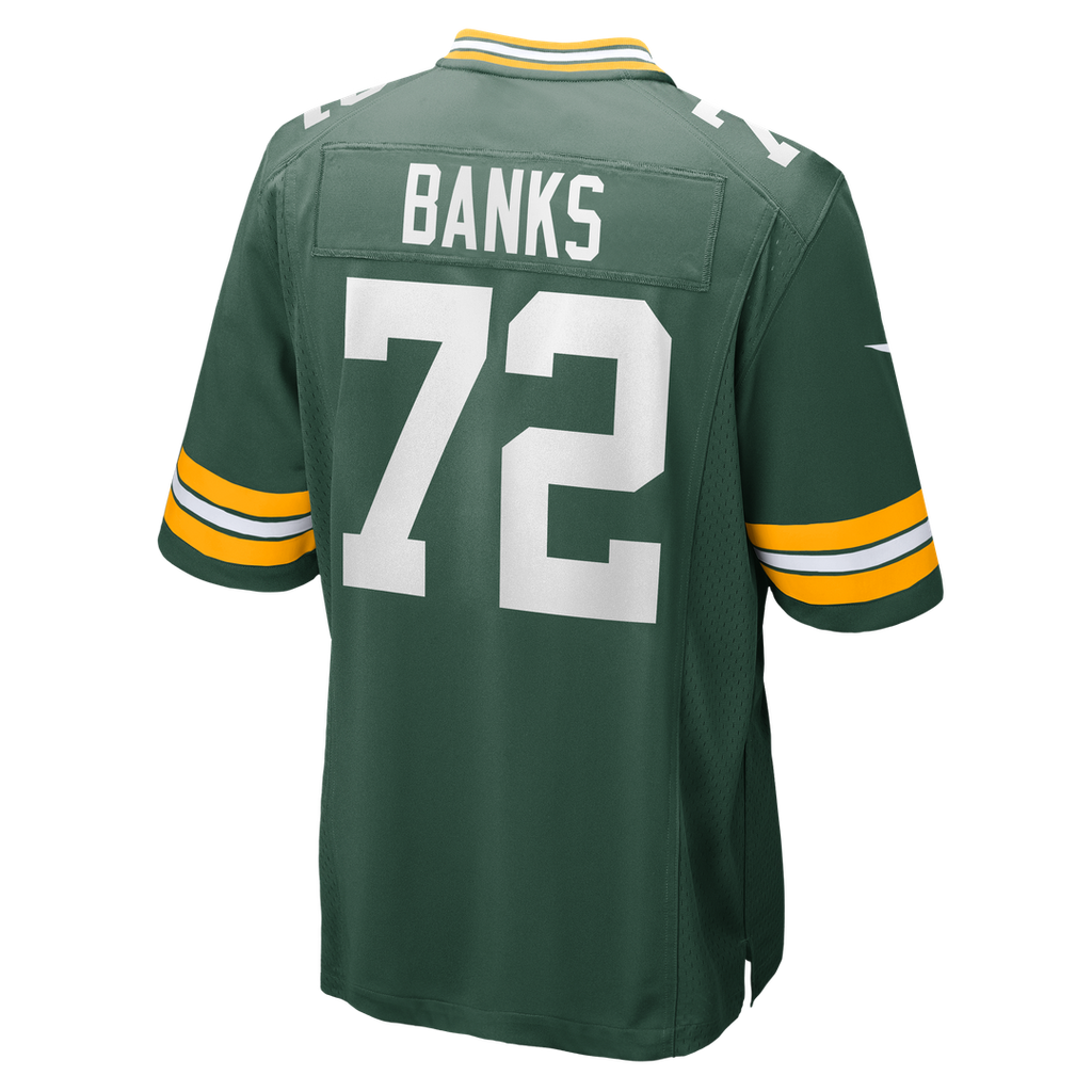 Brant Banks Green Bay Packers Nike Team Game Jersey -  Green