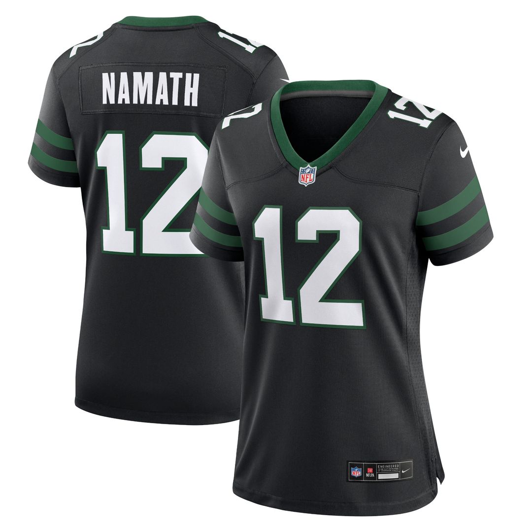 Joe Namath New York Jets Nike Women's Retired Player Game Jersey - Legacy Green