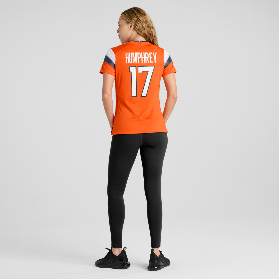 Lil'Jordan Humphrey Denver Broncos Nike Women's Team Game Jersey -  Orange