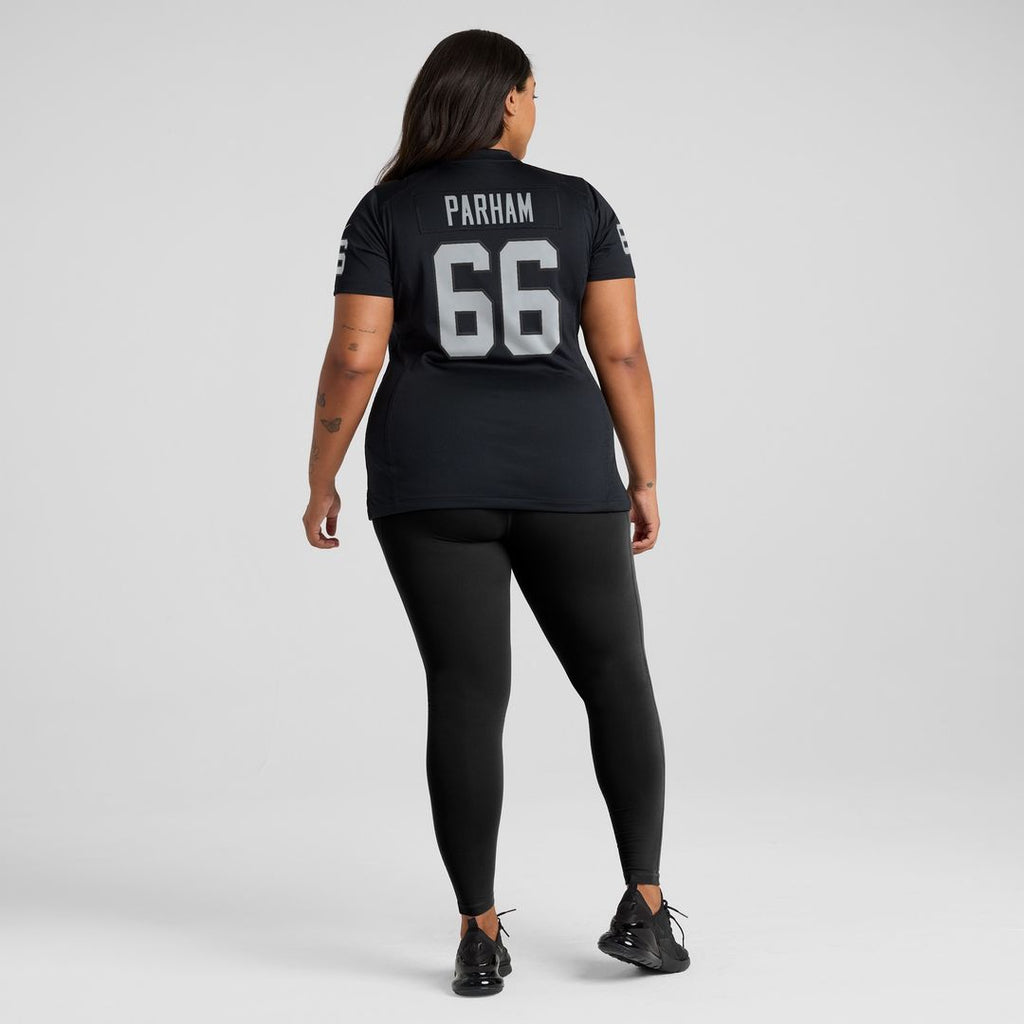 Dylan Parham Las Vegas Raiders Nike Women's Game Player Jersey - Black