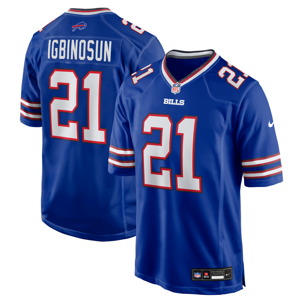 Davison Igbinosun Buffalo Bills Nike Team Game Jersey - Royal