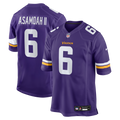 Brian Asamoah II Minnesota Vikings Nike  Game Jersey -  Purple