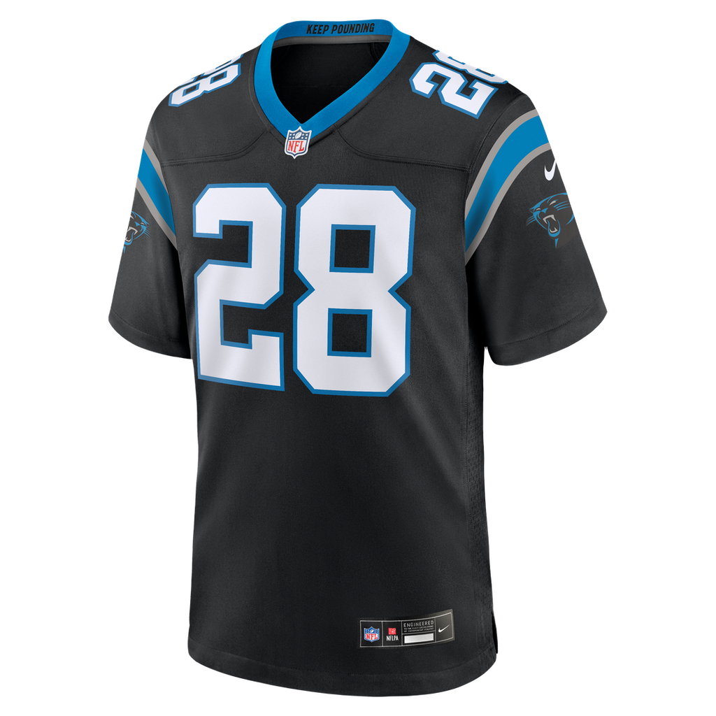 AJ Dillon Carolina Panthers Nike Team Game Jersey -  Black