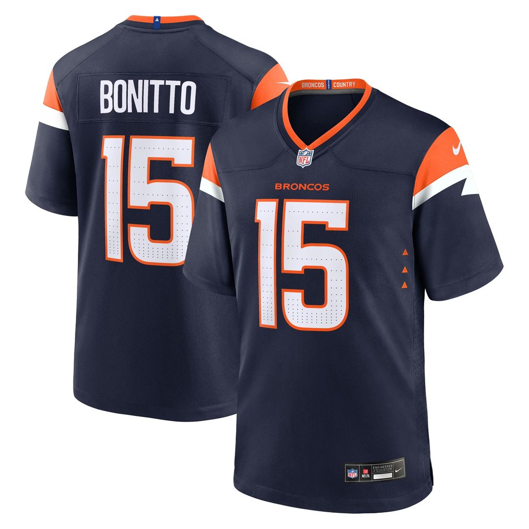 Nik Bonitto Denver Broncos Nike Team Game Jersey -  Orange