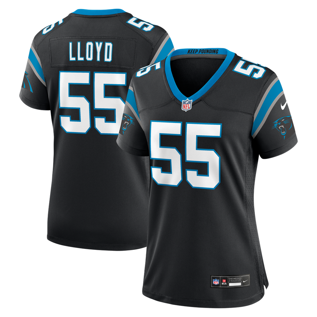 Devin Lloyd Carolina Panthers Nike Women's Team Game Jersey - Black