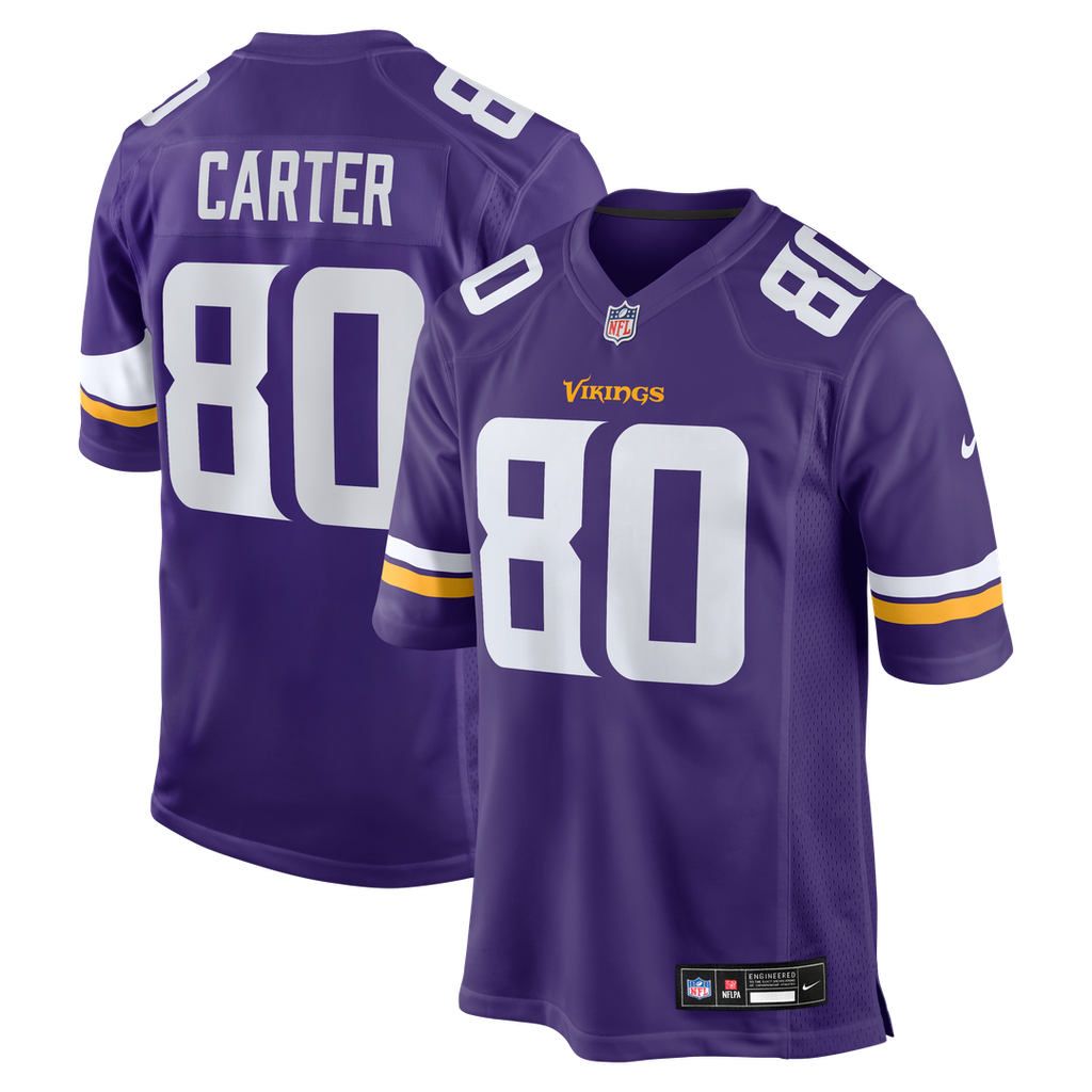 Cris Carter Minnesota Vikings Nike Game Retired Player Jersey - Purple