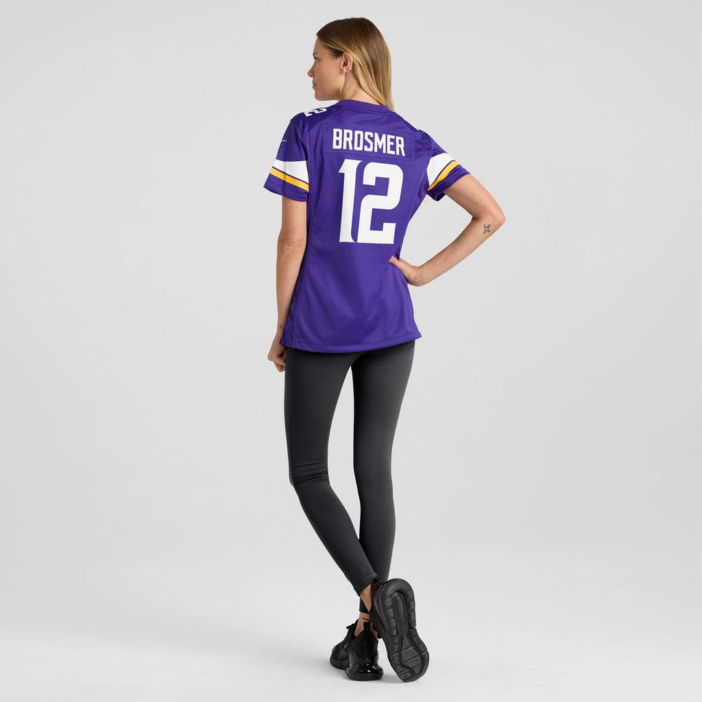 Max Brosmer Minnesota Vikings Nike Women's Team Game Jersey -  Purple