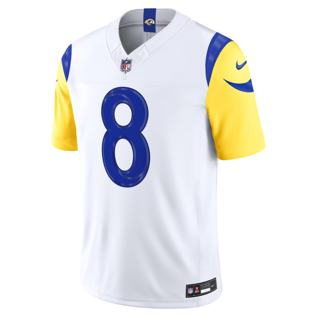 Jared Verse Los Angeles Rams Nike Vapor F.U.S.E. Stitched Limited Jersey - Royal