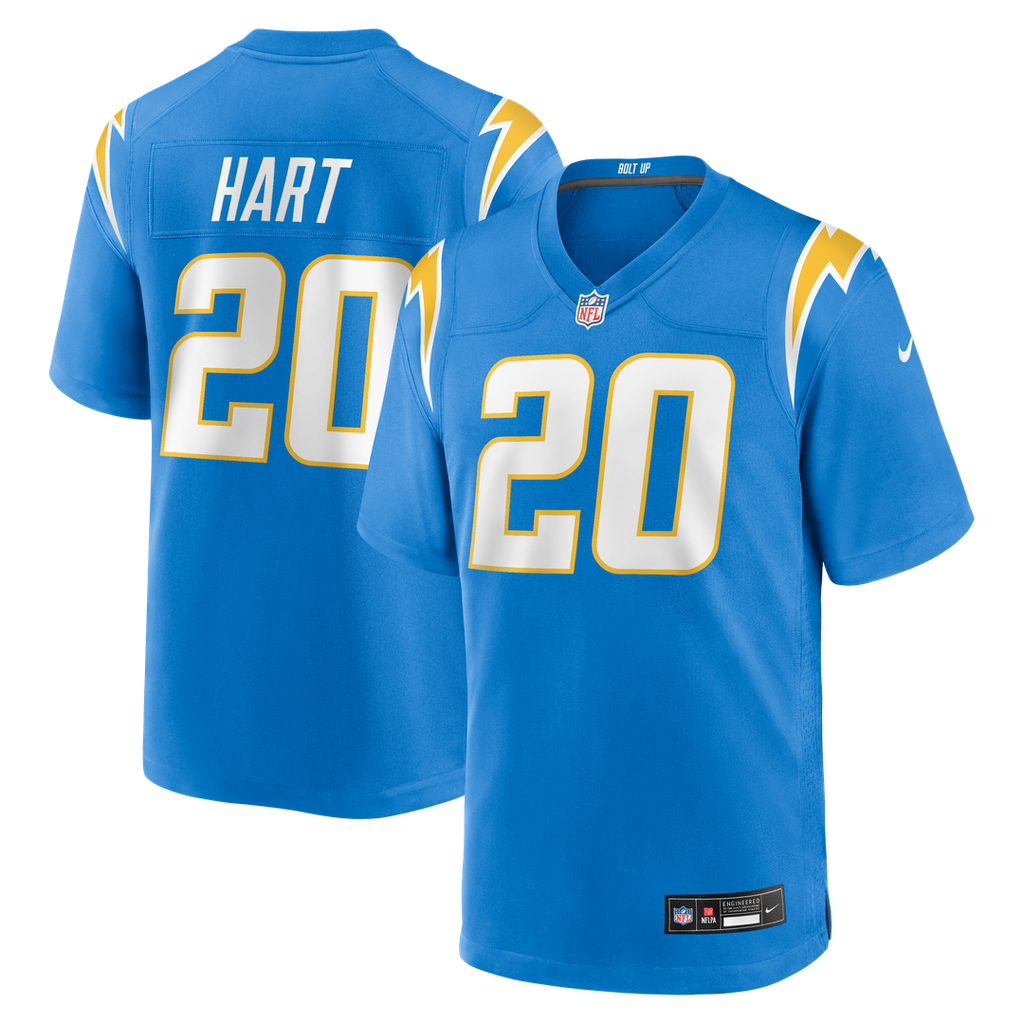 Cam Hart Los Angeles Chargers Nike Team Game Jersey -  Powder Blue