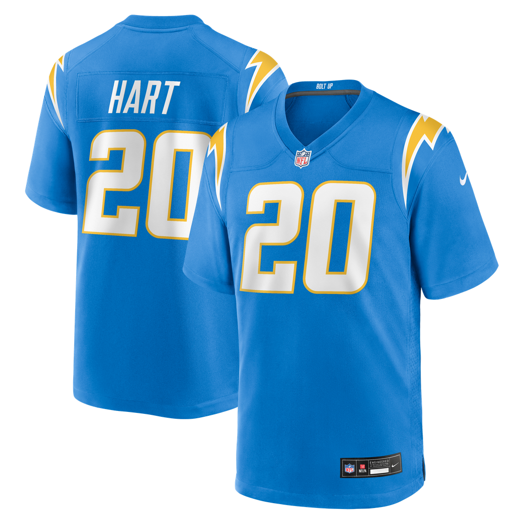 Cam Hart Los Angeles Chargers Nike Team Game Jersey -  Powder Blue