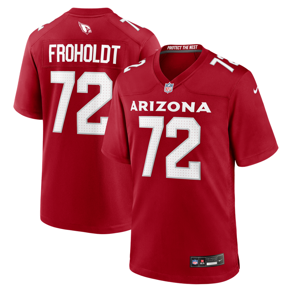 Hjalte Froholdt Arizona Cardinals Nike Team Game Jersey -  Cardinal