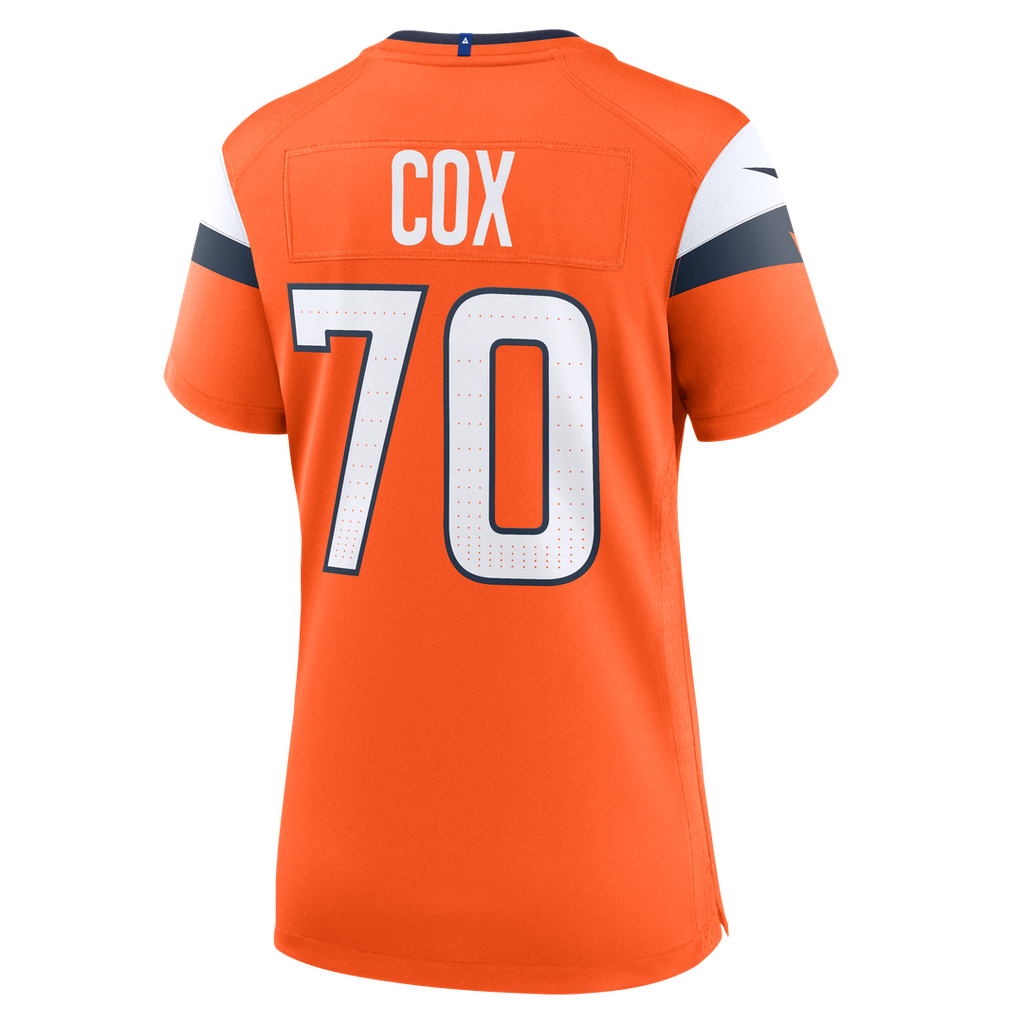 Marques Cox Denver Broncos Nike Women's Team Game Jersey -  Orange