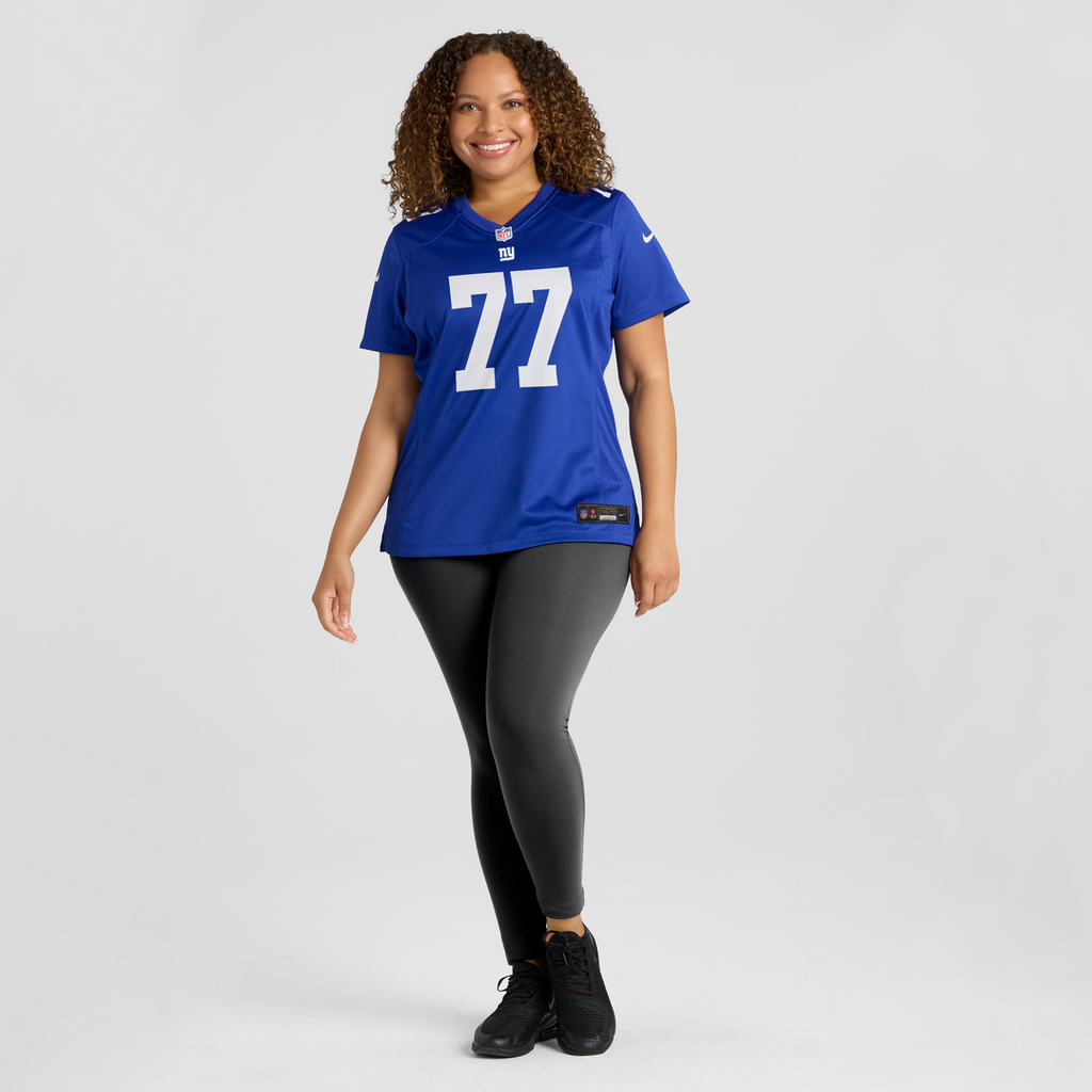 Daniel Faalele New York Giants Nike Women's Team Game Jersey - Royal
