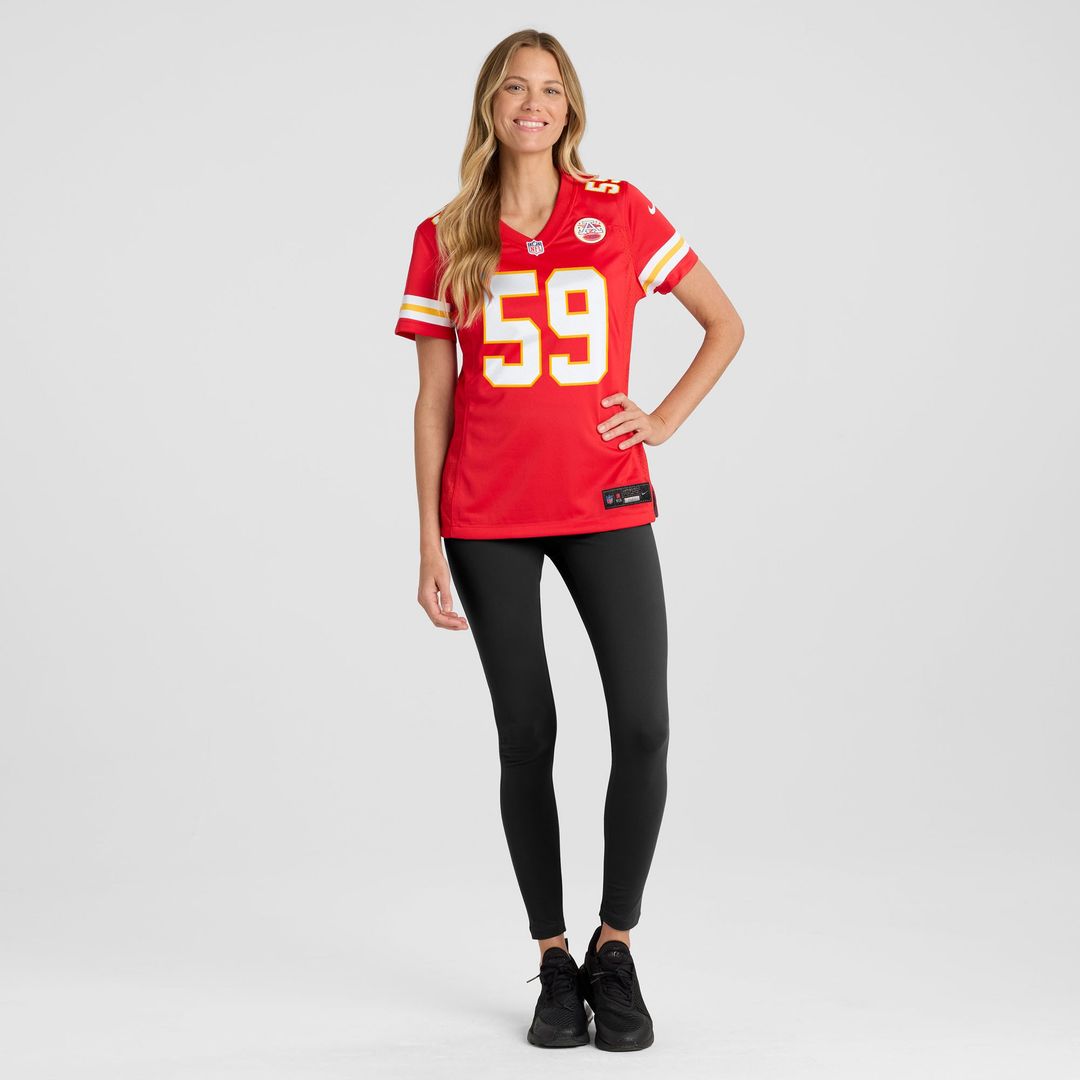 Cooper McDonald Kansas City Chiefs Nike Women's Team Game Jersey -  Red