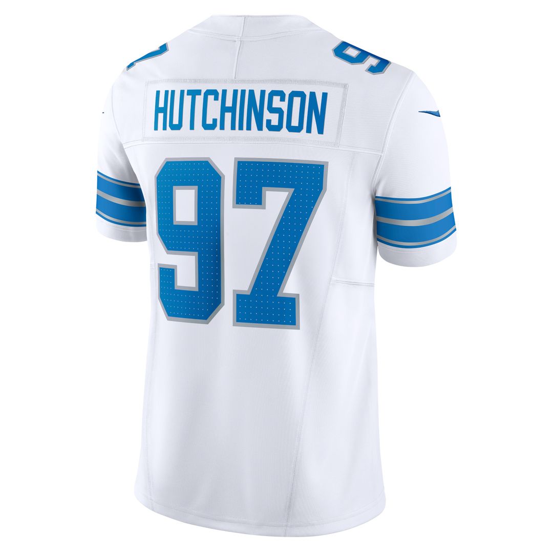 Aidan Hutchinson Detroit Lions Nike Vapor F.U.S.E. Alternate Limited Jersey - Blue