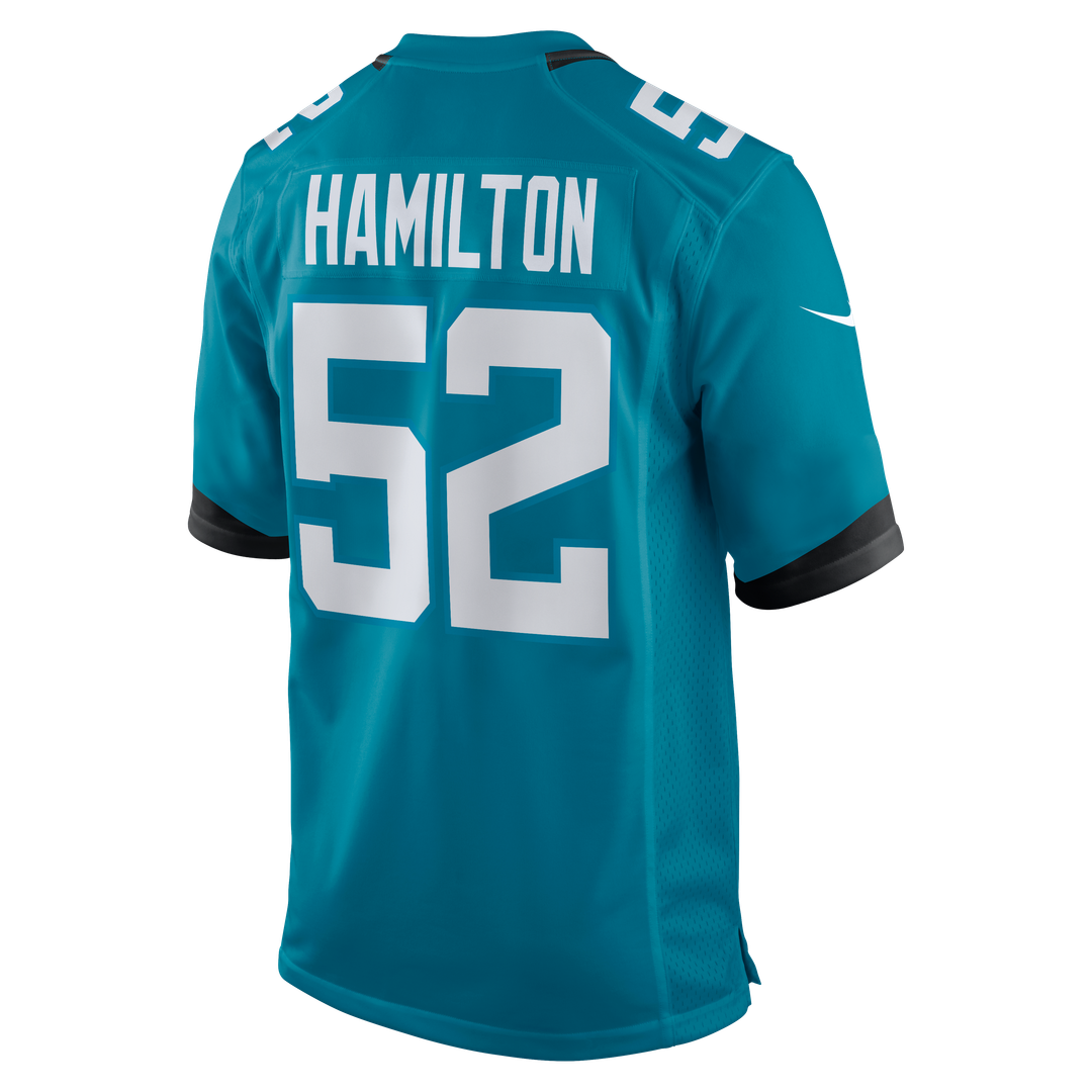 DaVon Hamilton Jacksonville Jaguars Nike Game Jersey - Black