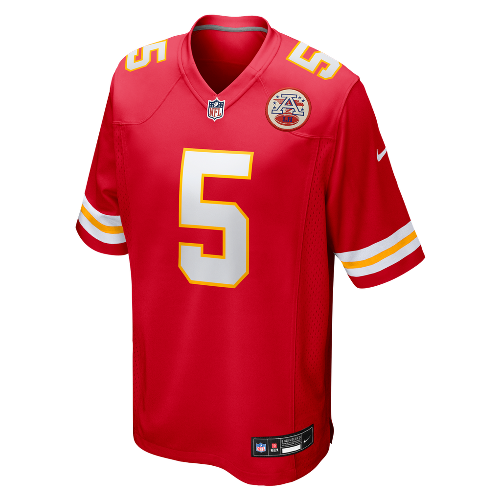 Kansas City Chiefs Nike 2026 NFL Draft First Round Pick No. 6 Team Game Jersey - Red