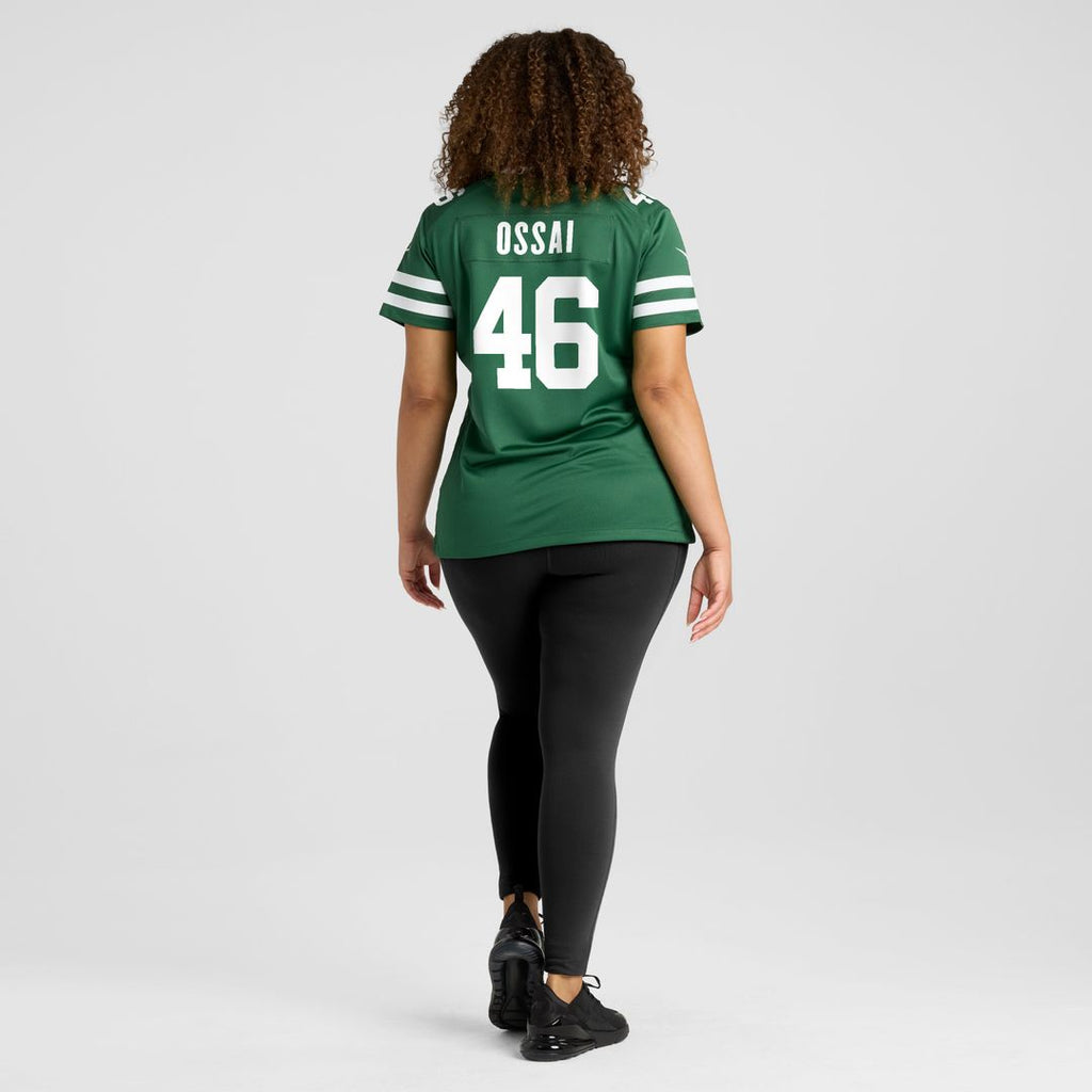 Joseph Ossai New York Jets Nike Women's Team Game Jersey - Legacy Green