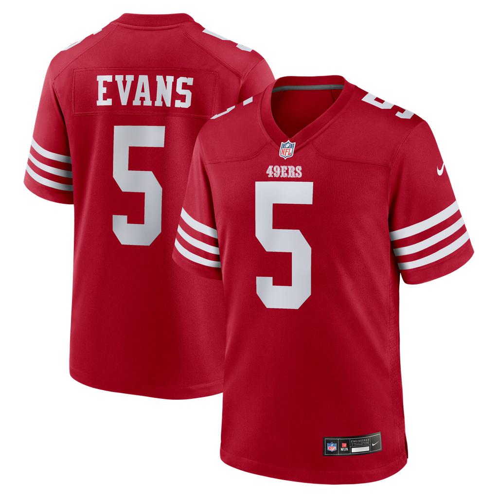 Mike Evans San Francisco 49ers Nike Game Jersey - Scarlet