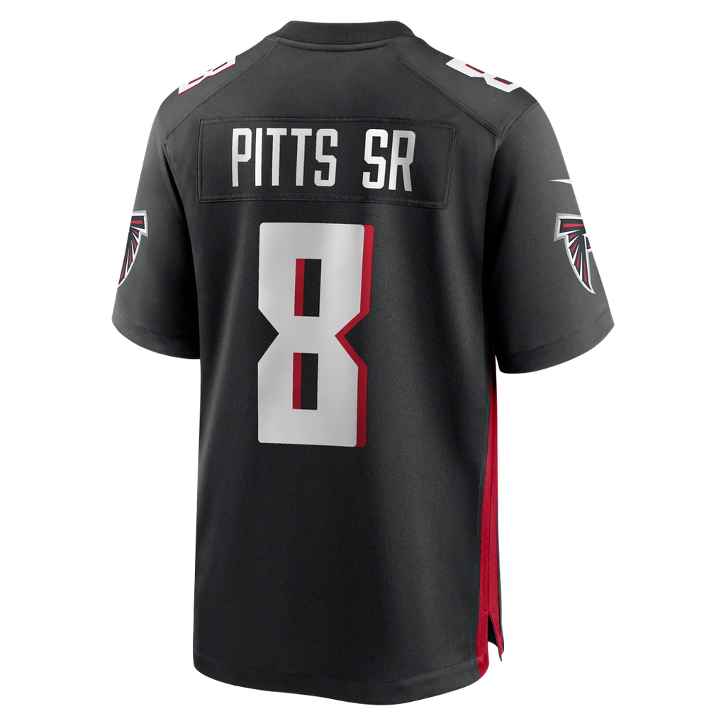 Kyle Pitts Sr. Atlanta Falcons Nike Team  Game Jersey - Black