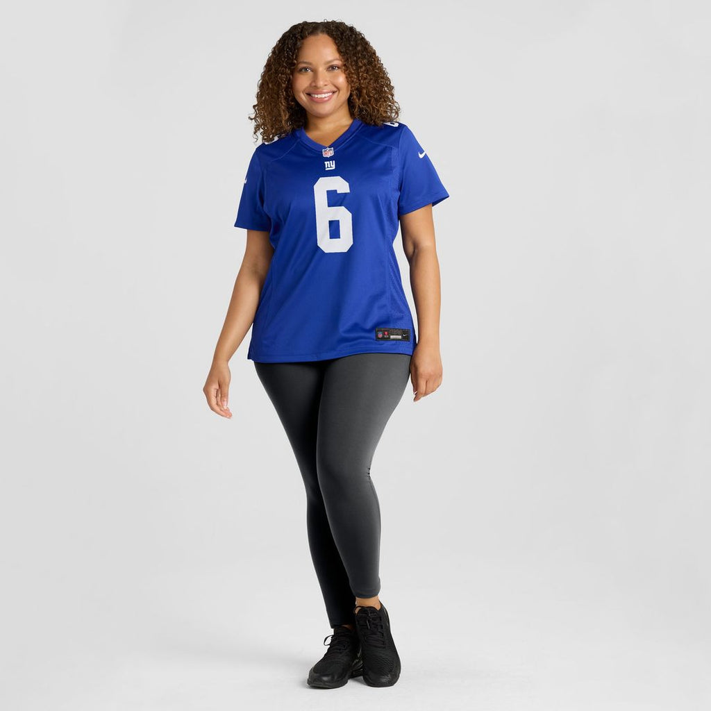 Jaxson Dart New York Giants Nike Women's Team  Game Jersey -  Royal