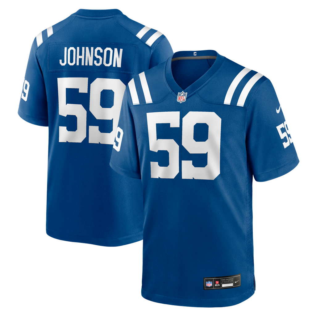 Buddy Johnson Indianapolis Colts Nike Team Game Jersey -  Royal