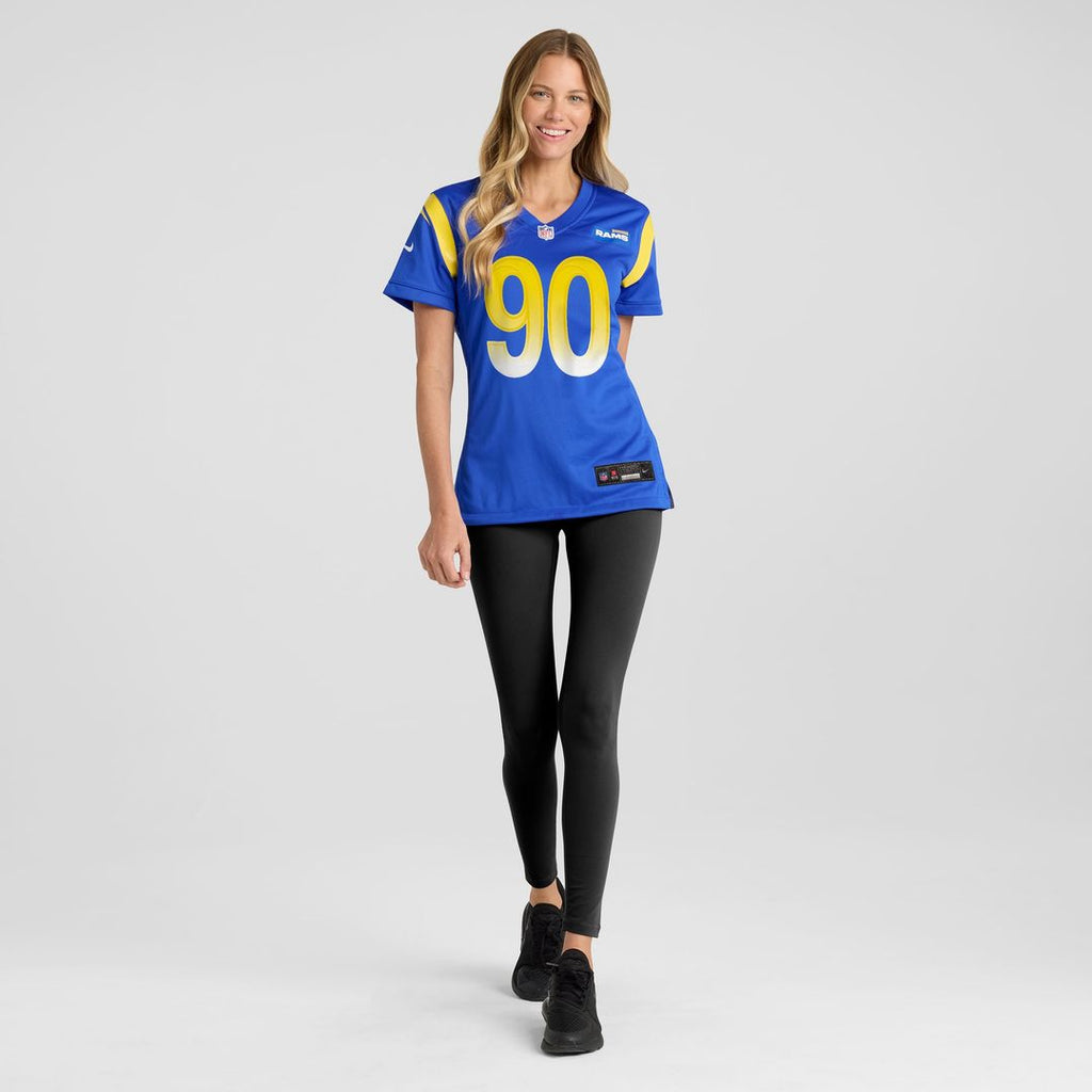 Tyler Davis Los Angeles Rams Nike Women's  Game Jersey -  Royal