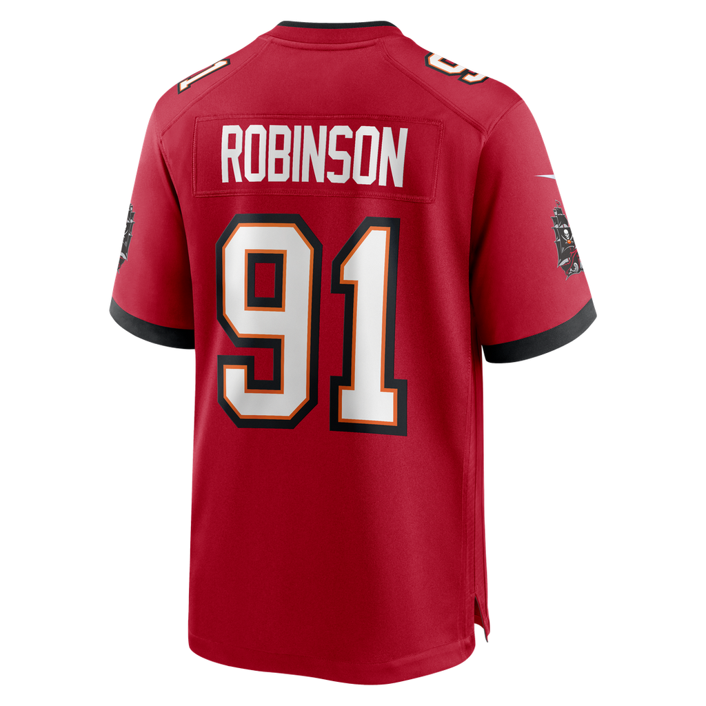 A'Shawn Robinson Tampa Bay Buccaneers Nike Team Game Jersey - Red