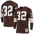 Jim Brown Cleveland Browns 1964 Mitchell & Ness Authentic Throwback Retired Player Jersey - Brown