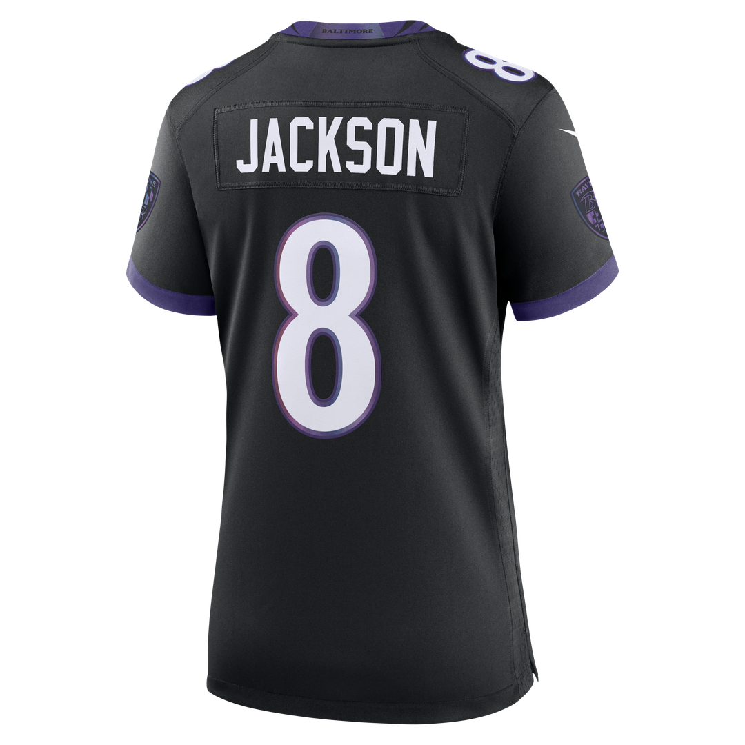 Lamar Jackson Baltimore Ravens Nike Women's Alternate Game Jersey - Purple