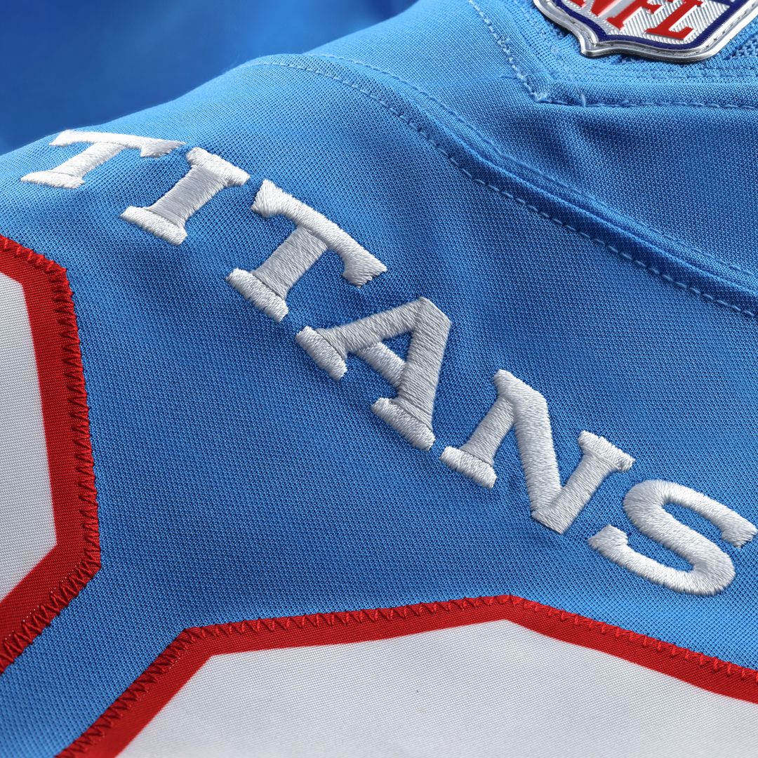 Jeffery Simmons Tennessee Titans Nike Vapor F.U.S.E. Sewn Down Limited Jersey - Light Blue