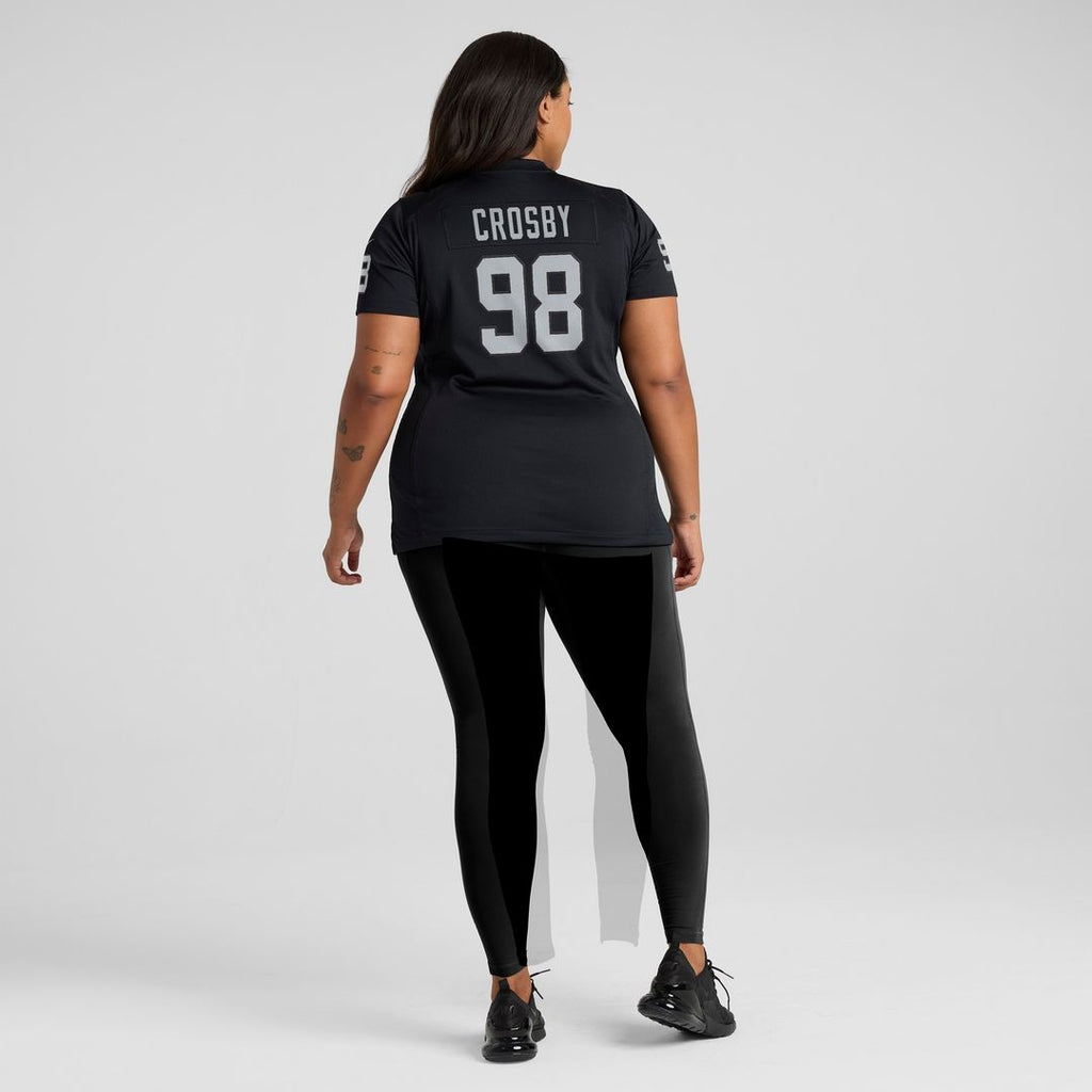 Maxx Crosby Las Vegas Raiders Nike Women's Jersey - Black