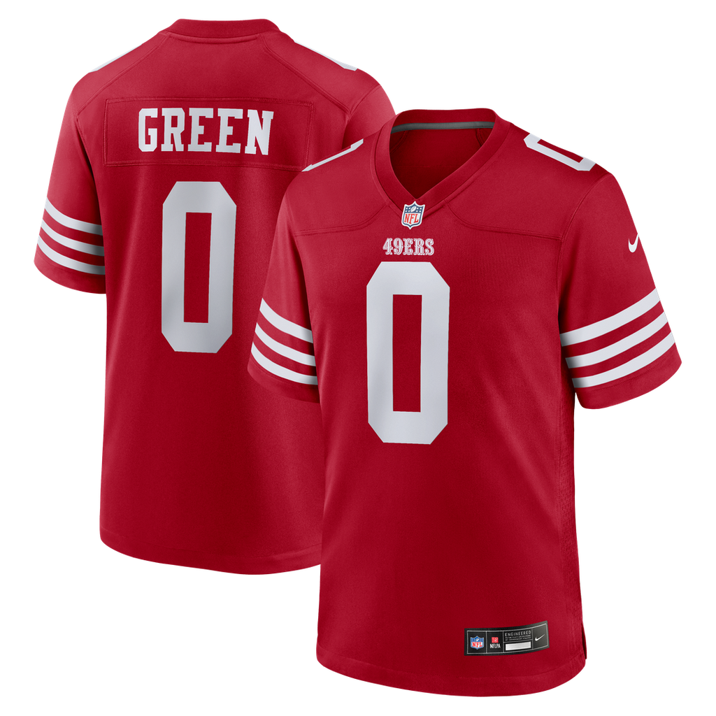 Renardo Green San Francisco 49ers Nike  Game Jersey -  Scarlet
