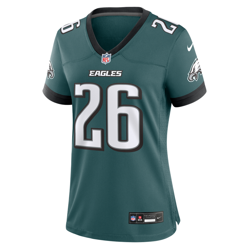 Saquon Barkley Philadelphia Eagles Nike Women's Alternate Game Jersey -  Black
