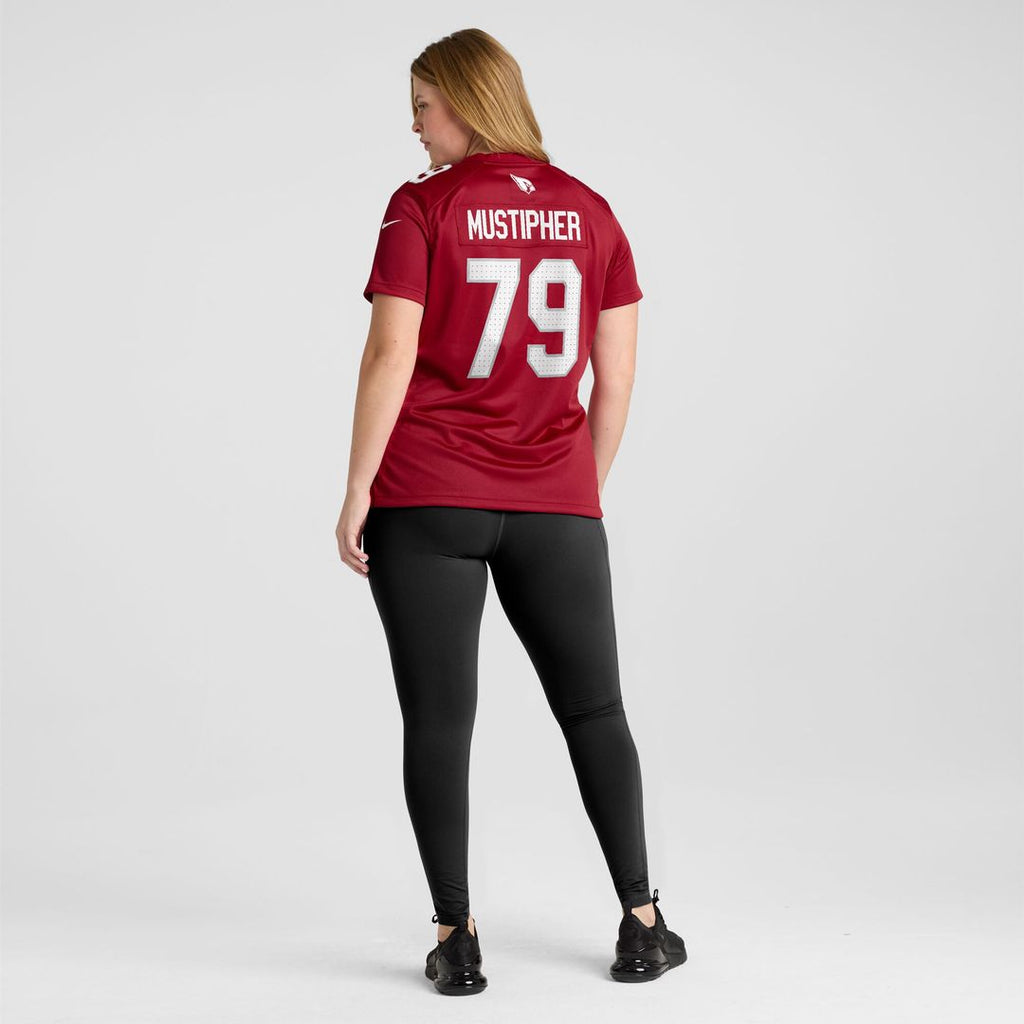 PJ Mustipher Arizona Cardinals Nike Women's Team Game Jersey -  Cardinal