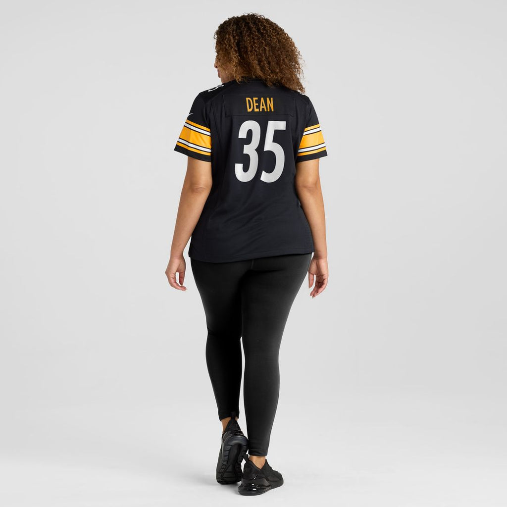 Jamel Dean Pittsburgh Steelers Nike Women's Team Game Jersey -  Black