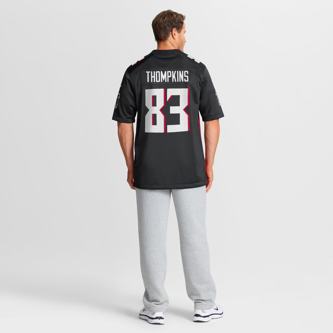 Deven Thompkins Atlanta Falcons Nike Team Game Jersey -  Black