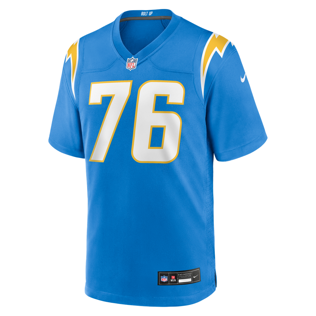 Joe Alt Los Angeles Chargers Nike Alternate Charger Power Game Player Jersey - Gold