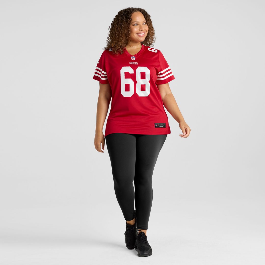 Colton McKivitz San Francisco 49ers Nike Women's Team Game Jersey -  Scarlet