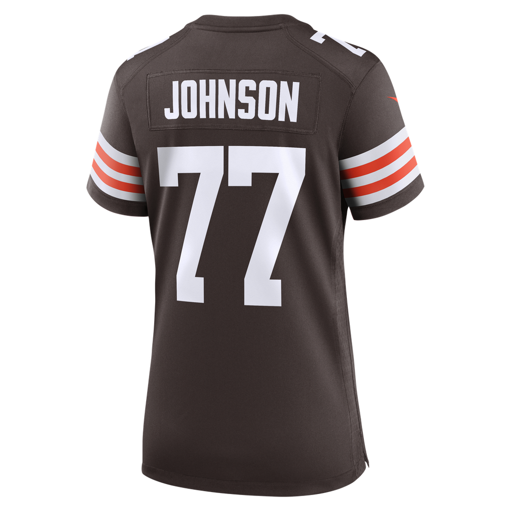 Zion Johnson Cleveland Browns Nike Women's Team Game Jersey -  Brown