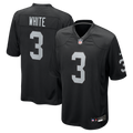 Zamir White Las Vegas Raiders Nike Team Game Jersey -  Black