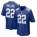 Dru Phillips New York Giants Nike Team Game Jersey -  Royal
