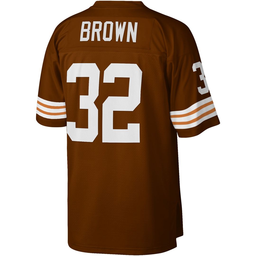 Jim Brown Cleveland Browns Mitchell & Ness Legacy Replica Jersey - Brown