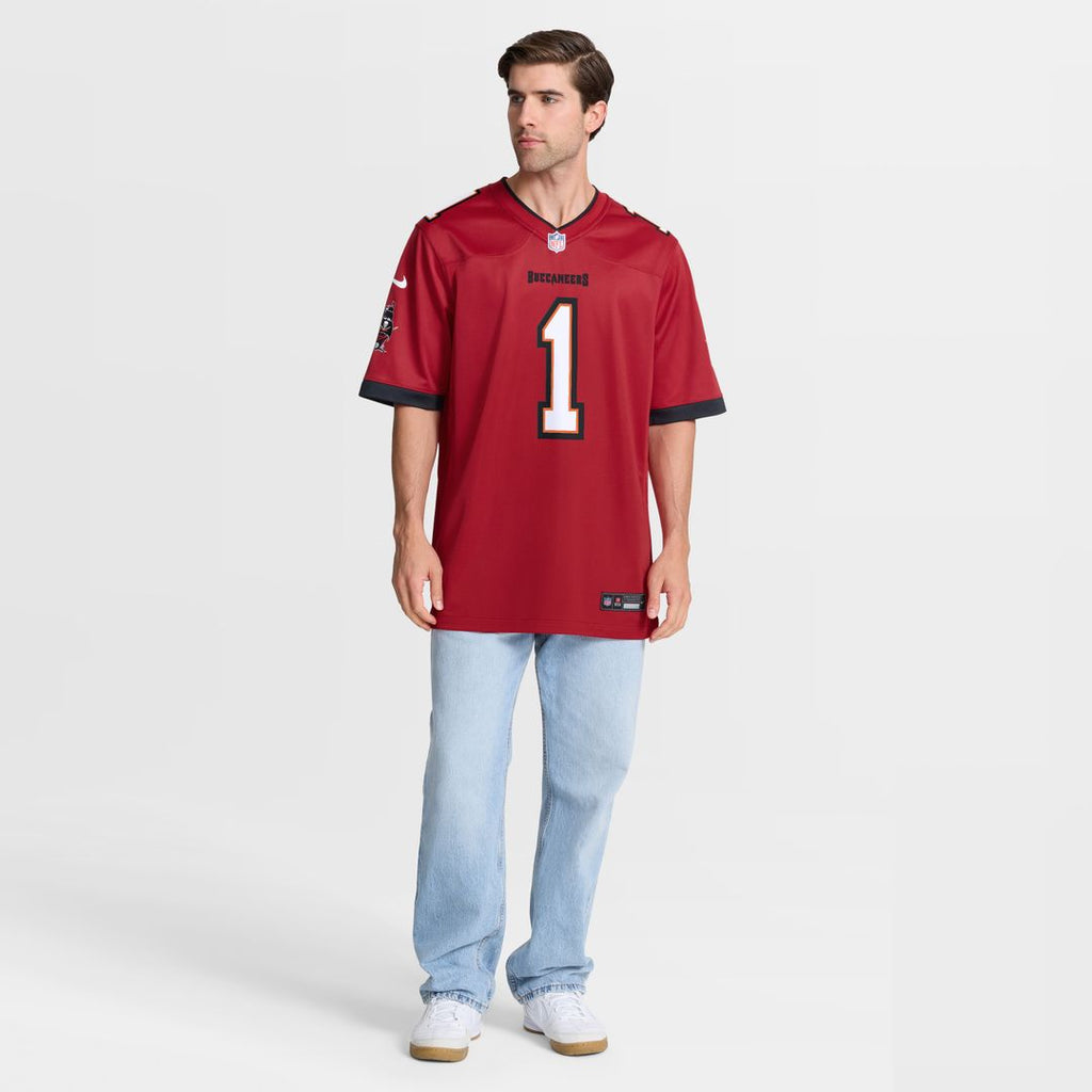 Number 1 Dad Tampa Bay Buccaneers Nike Game Jersey - Red